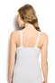 Women's White Cotton Lycra Tank Top 553 - 4