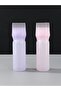 HAIR CARE OIL APPLICATOR FILLABLE 6 OZPLASTIC BOTTLE PINK & PURPLE DOUBLE PACK