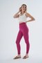 Fuchsia Hair Braided Ribbed Knitted Cotton Viscose Wool Content Special Yarn Seamless Knitwear Leggings Trist-K-1975 - 5