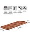 Set of 12 Mini Chocolate Square Elastic Muffin Cupcake Pastry - Bakery Baking Supplies - 3