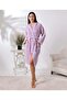 Lilac Unisex Hooded 100% Organic Cotton Waffle Bathrobe