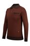 Men's Polo Neck Knitwear Tile Sweater Patterned Steel Knit Classic Pattern - 5005F - 3