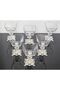 6 Pieces Cast Silver Footed Magnolia-Bowl-Ice Cream Bowl-Sugar Bowl Krn260 - 3