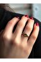 Natural Stone Labradorite Natural Rhinestone Antique Adjustable Women's Ring - 2