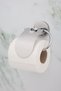 Chrome Long Towel Holder Narrow Covered Toilet Napkin Holder Set of 2 Bathroom Accessories - 4