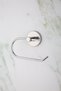 Chrome Long Towel Holder Open Toilet Napkin Holder Set of 2 Bathroom Accessories - 4
