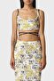 Patterned Lacing Detailed Ball Top 74Ham231 Js178 G03