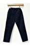 Children's Navy Blue Elastic Waist Pants - 3