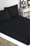 Adelya Black Quilted Mattress Protector Mattresses (16 Sizes) - 5