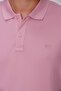 Men's Powder Basic Plain 100% Cotton Slim Fit Slim Fit Short Sleeve Polo Collar T-Shirt - 6