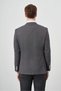 Men's Black Linen Combination Slim Fit Suit - 5