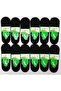 Men's Bamboo Navy Blue Ballerina Socks Plus Seamless Pack of 12 - 3