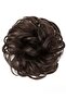 Chocolate Brown Bun Buckle - Real Hair Texture - Messy Bun Bagel Buckle - 2