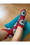 Hand Knitted Home Boots and Socks - Motif Detailed - 4