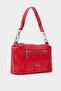 Vendy Red Women's Strap Hand and Shoulder Bag - Adjustable - 3
