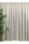 Linen Tulle Curtain Glittery Linen Foldet 1/3 Tight Pleat Tulle Curtain - 4