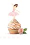 Ballerina Themed Cake Pastry Toothpick - 2