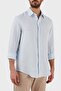 Regular Fit Long Sleeve Linen Shirt Men's Shirt D41sm0 D10f9 700 - 3