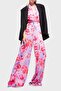 Floral Patterned Halter Neck Wide Leg Jumpsuit Jumpsuit 100761 A0m8 Ynb - 4