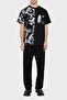 Patterned Cotton Crew Neck Regular Fit T Shirt Men's T SHIRT 76GAH611 JS287 - 2