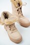 Lace-up Parachute Model Nut Snow Boots - 3