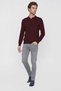 Basic Dynamic Fit Relaxed Fit Polo Neck Knitwear Sweater - 2