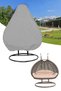 Cocoon Gray 2-Person Swing Protection Cover Waterproof Garden Cover Rain Dust Dirt Prevention Tarpaulin - 4