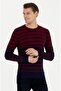 U.S. Polo Crew Neck Claret Red Men's Sweater Column