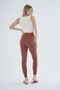 Tan Hair Braided Corded Knitted Cotton Viscon Wool Content Special Thread Seamless Knitwear Leggings K-1975 - 4
