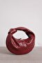 Women's Mini Jordie Handbag Braided Burgundy Bttg