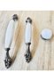 Porcelain Furniture Drawer Cloakroom Kitchen Cabinet Handle - 4