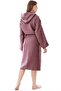 Unisex Hooded 4 Layer 100% Organic Cotton Premium Multi Muslin Ultra Soft Bathrobe - 2