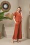 25109 Women's V-Neck Short Sleeve Loose Leg Pajamas Set - 3