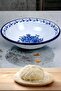 40 No 8 Liter Enamel Basin Whisk and Mixing Bowl, Dough Basin, Fruit Bowl, DowerLarge Bowl - 3