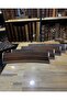 Oval Wooden Walnut Okey Set - 5