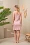 25190 Women's Lace Detailed Strappy Nightgown - 3