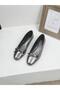 25K850 Bow-Tie Genuine Leather Orthopedic Ballet Flats for Women