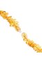 Damla Amber Lemon Color Adult Women's Necklace-Bracelet Set Baroque - 6