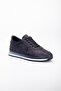 Genuine Leather Printed Leather Buckle Navy Blue Men's Daily Casual Shoes - 5