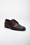 Genuine Natural Leather Studded Pieced Brown Men's Classic Shoes - 4