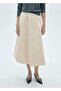 Evaze Cut Midi Skirt