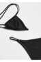 Metallic detailed bikini top - 7
