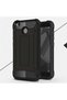 Redmi 4 / Redmi 4X Compatible - Case Double Layer Protective Crash Military Tank Case - Black