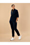 Dark Navy Blue Regular Fit Sweatpants 50277971 -Vr100 - 3