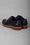 Select 2650 genuine leather men's shoes navy blue - 7