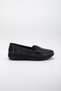 Genuine Leather Face Shiny Black Large Size Women's Shoes Daily - 4