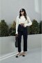 Dark Navy Raw Hem Jeans - 8