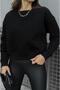 Black Short Sweatshirt - 5