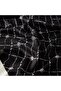 Patterned Silk Shawl - Monogram Patterned - Black and White - 2