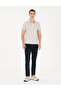 Beige Slim Fit Buttoned Polo Collar T-Shirt 50288926-Vr011 - 4